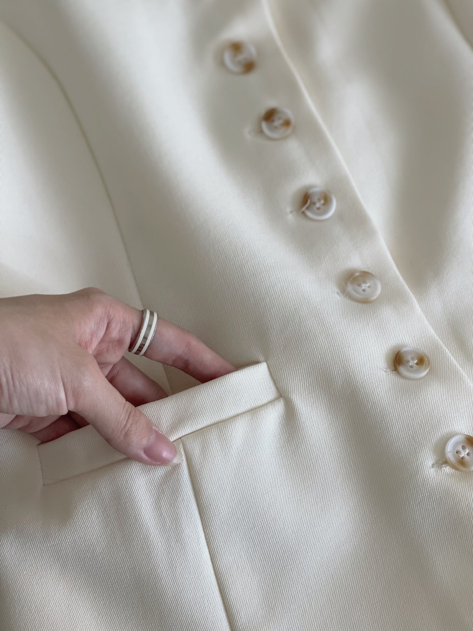 Button Up Suit Vest / 高级感西装马甲背心
