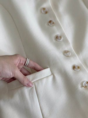 Button Up Suit Vest / 高级感西装马甲背心