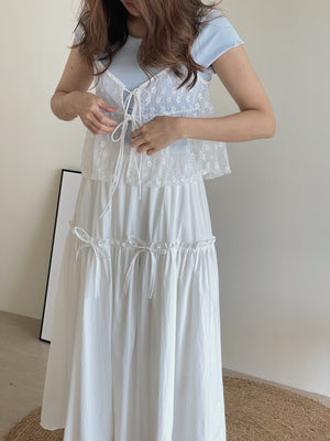 Anne Two Pieces Top  / 甜美叠穿两件套