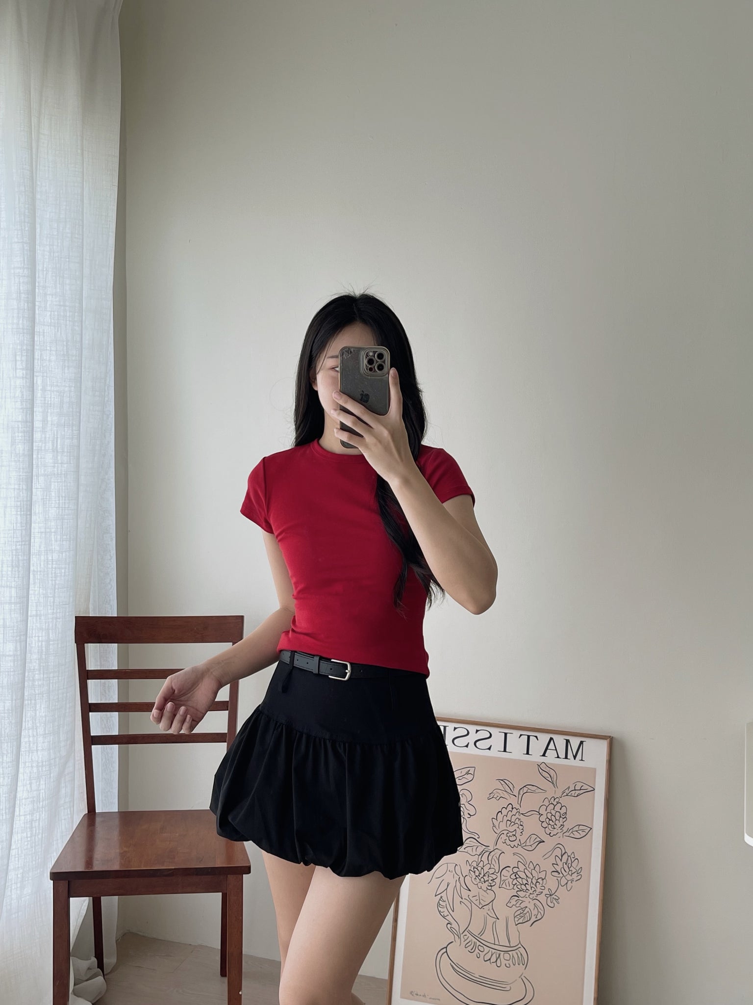 Basic Cotton Tee / 纯色基础棉质修身T恤