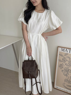 Anais Puff Sleeves Dress / 韩风泡泡袖连身裙