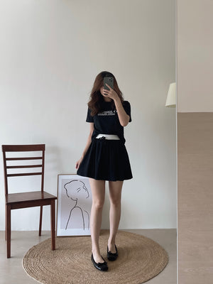 Graphic Printed Girl Sets / 蝴蝶结少女风套装