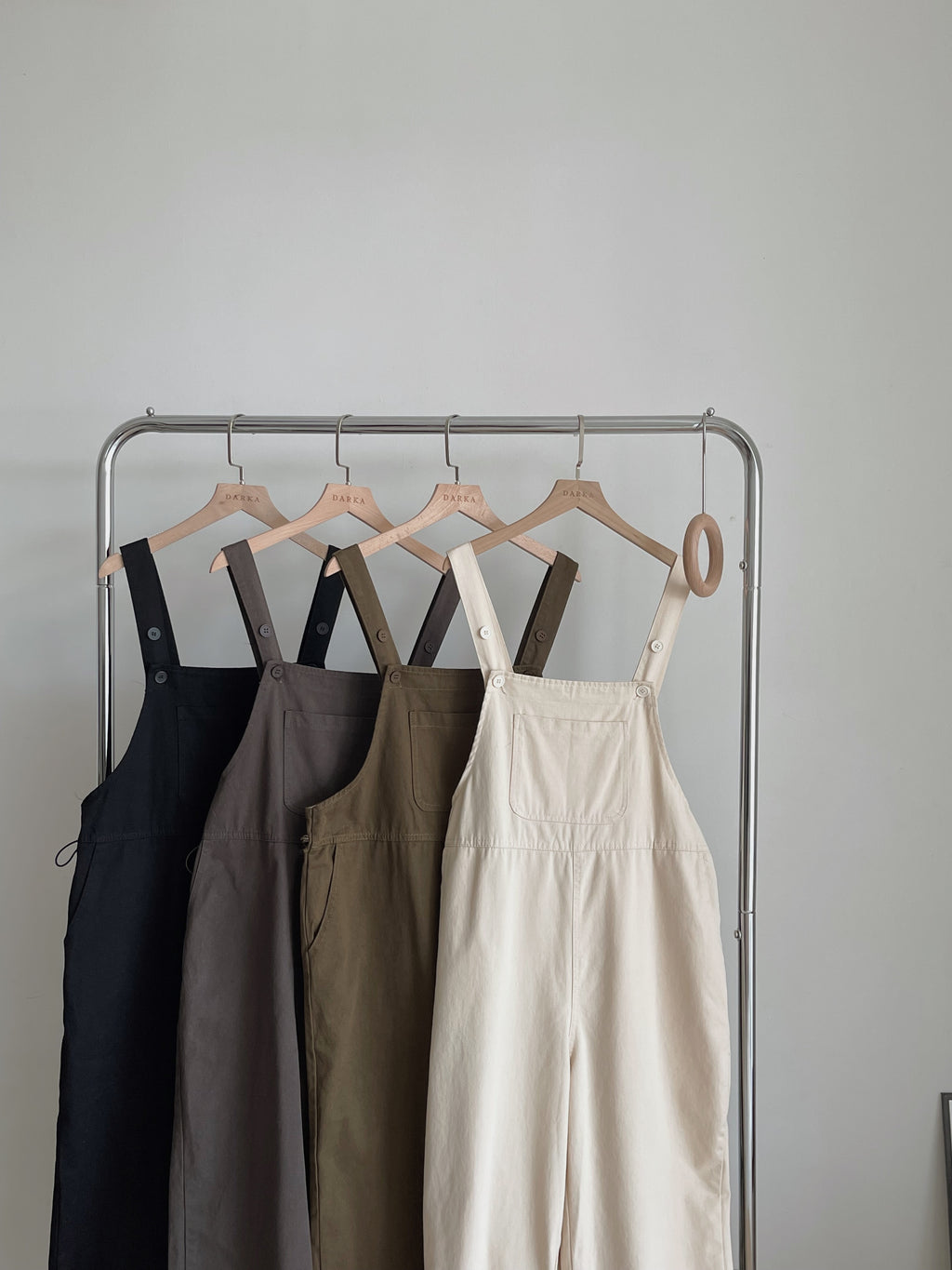Katz Washed Cotton Overall / 洗水棉背带长裤