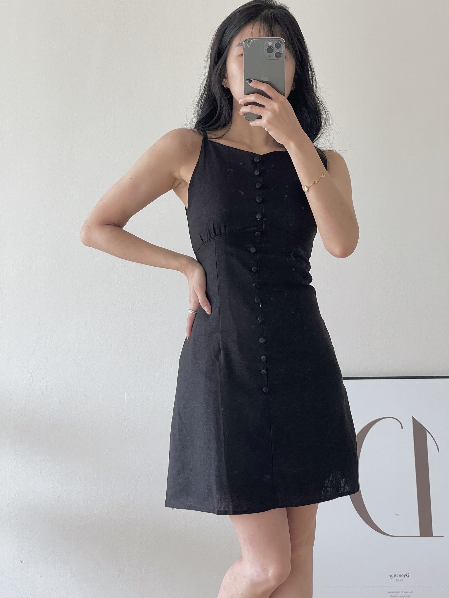 Korean Linen Dress / 韩国麻料显瘦连身裙