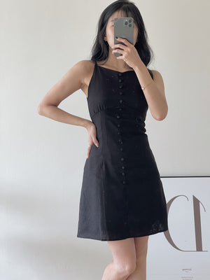 Korean Linen Dress / 韩国麻料显瘦连身裙