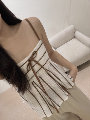 Sweetie Knit Top / 甜美针织吊带上衣