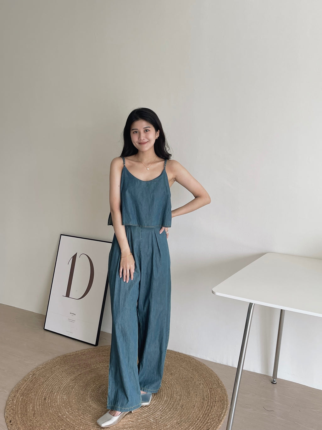 Arena Soft Denim Jumpsuit / 天丝软牛仔连体裤