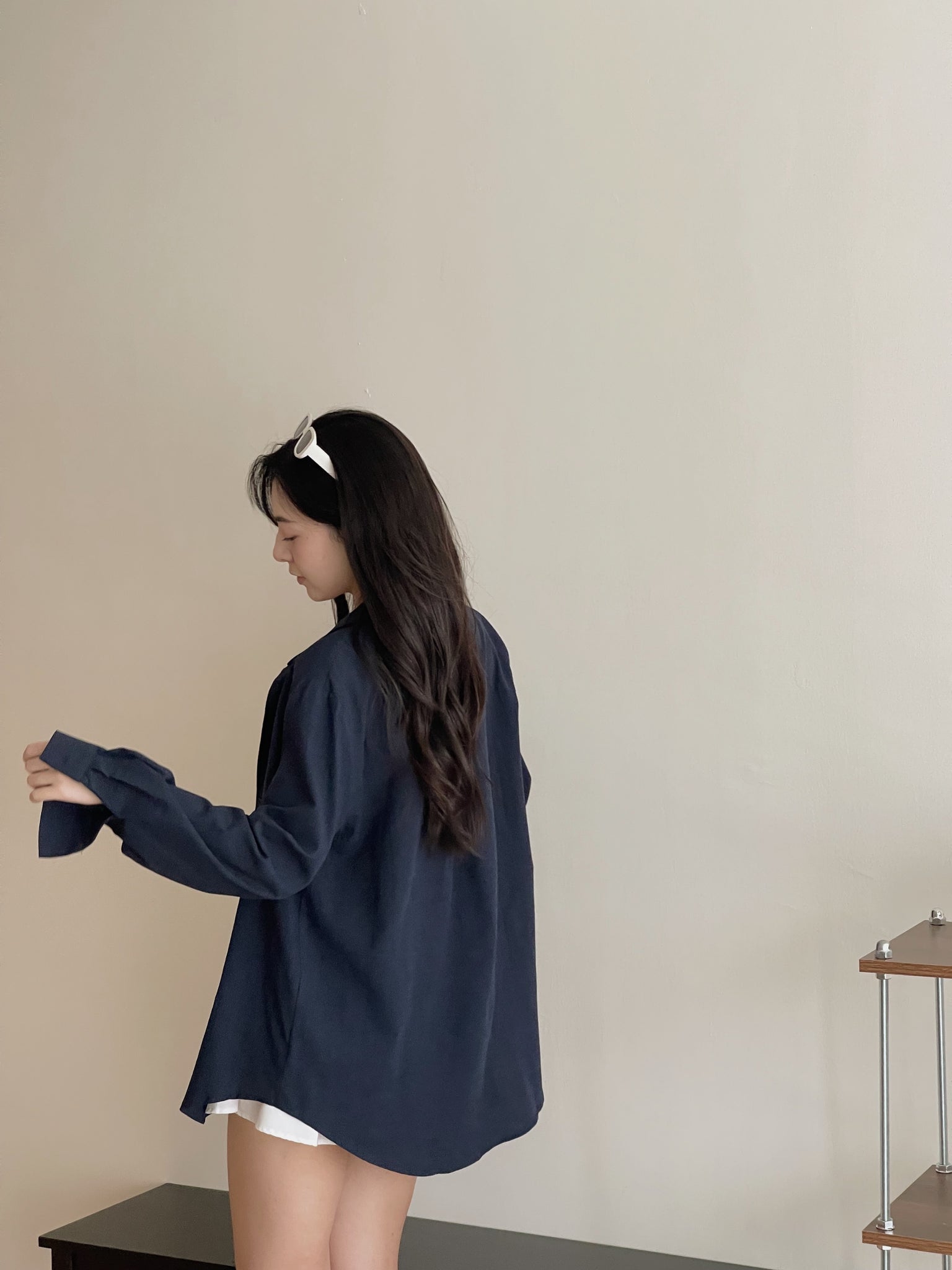 Mini Embroidered Logo Shirt / 小马刺绣通勤衬衫