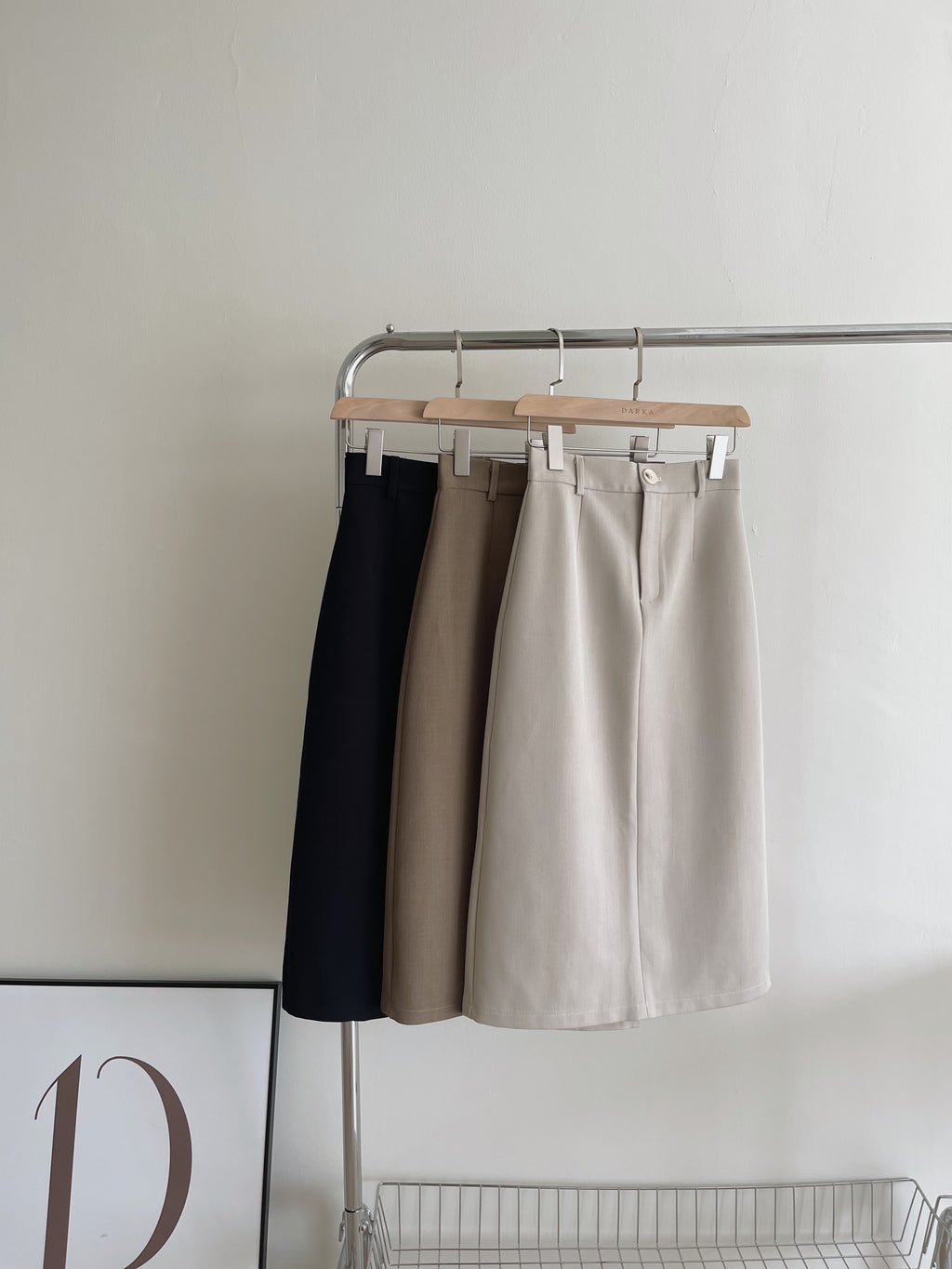 Suit Pencil Skirt / 通勤西装中长裙