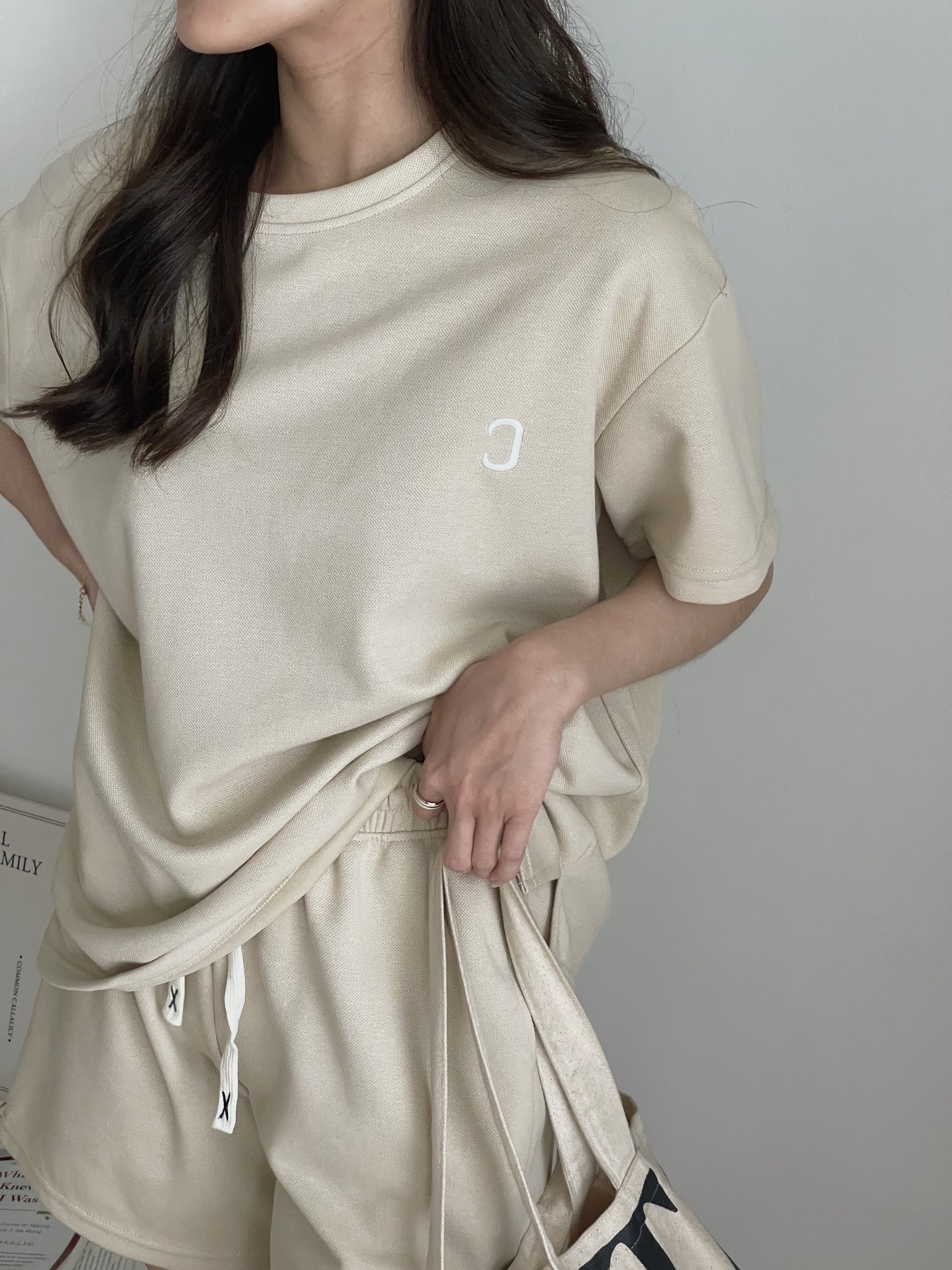 Morandi Casual Set / 莫兰蒂小刺绣休闲套装