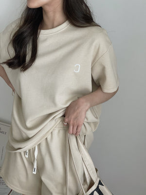 Morandi Casual Set / 莫兰蒂小刺绣休闲套装