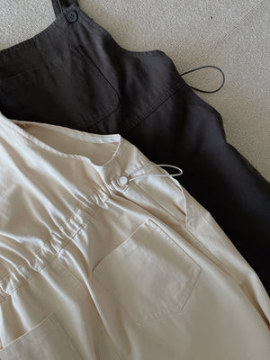 Katz Washed Cotton Overall / 洗水棉背带长裤