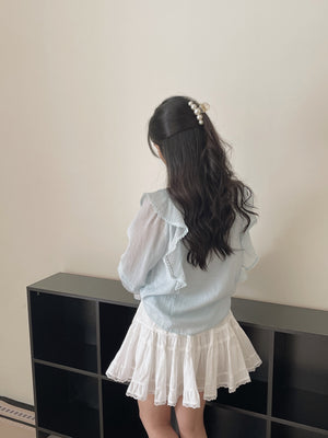 Emmeline Ruffled Blouse / 甜美荷叶衬衣