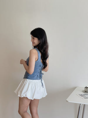 Tulip Puff Skirt / 遮胯花苞短裙
