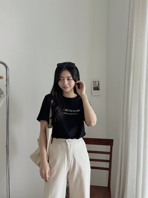 Simple Letters Tee / 简约字母T恤