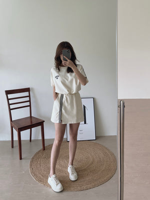 Sporty Skort Set / 盐系运动风裤裙套装