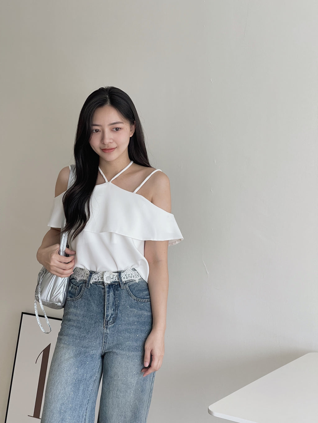 Reese Drop Shoulder Top / 吊带落肩上衣
