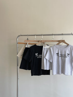Graphic Printed Girl Sets / 蝴蝶结少女风套装