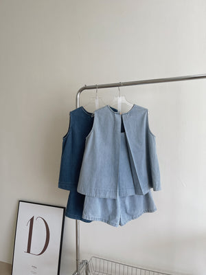 Casual Denim Set / 休闲宽松牛仔套装