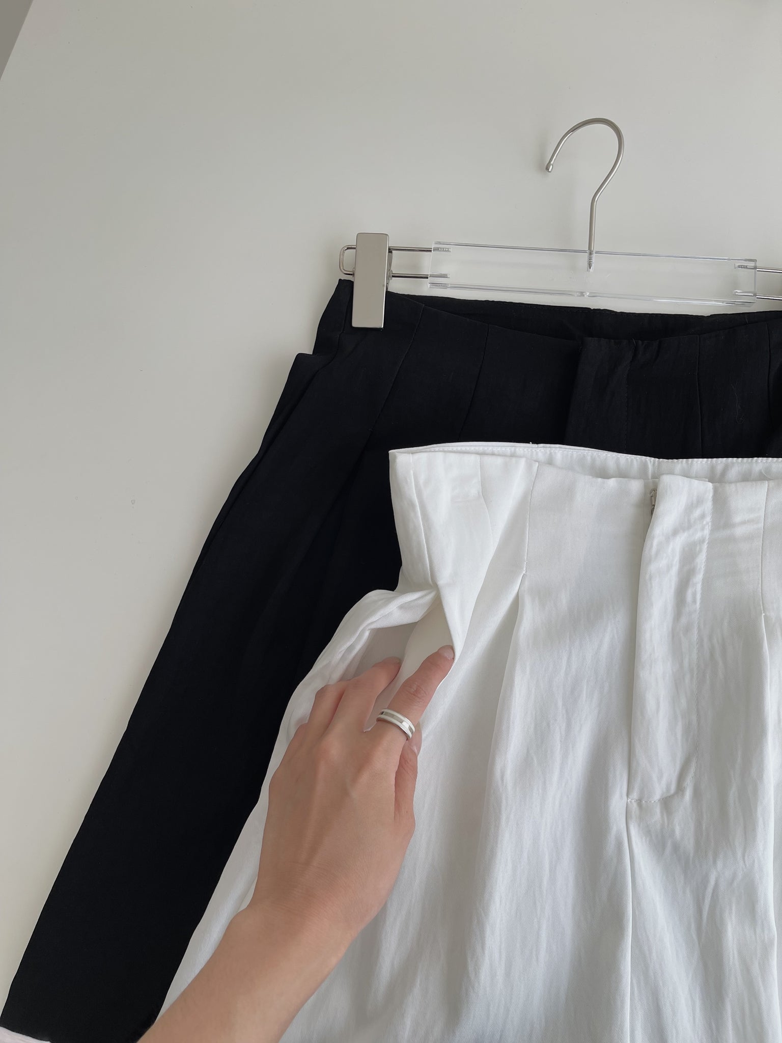 High Rise Relaxed Pants / 松弛感高腰小个子阔腿拖地裤