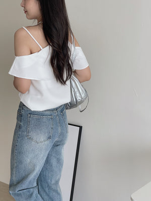 Reese Drop Shoulder Top / 吊带落肩上衣