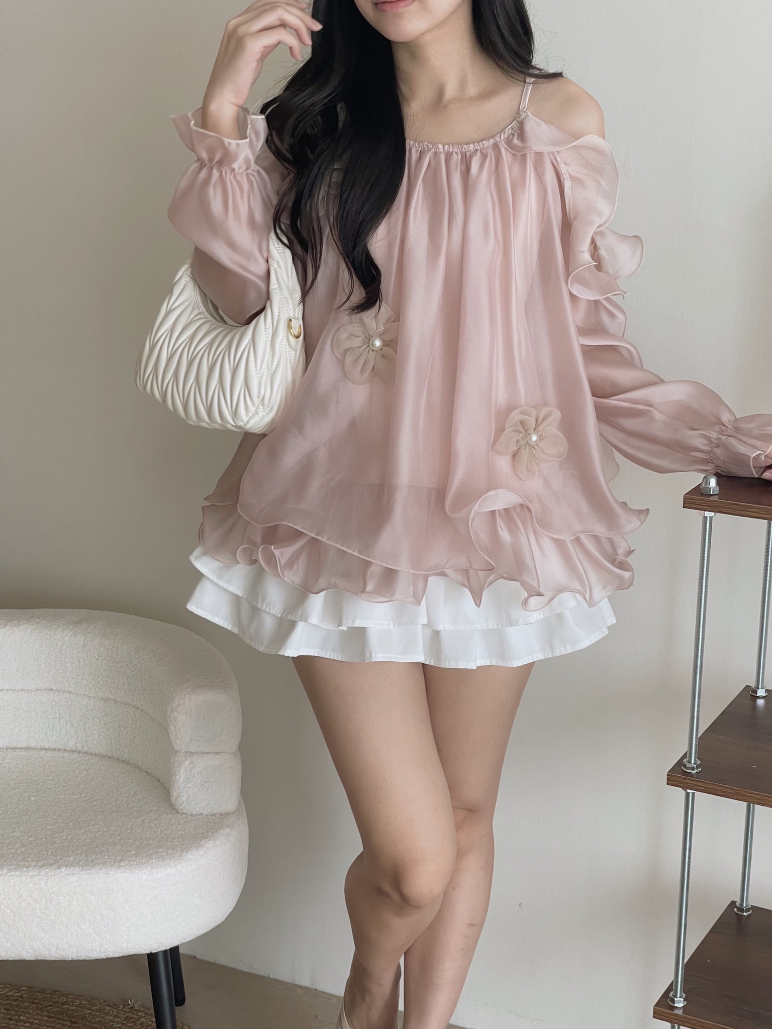 Ballet Layered Mini Skirt / 蛋糕芭蕾迷你短裙