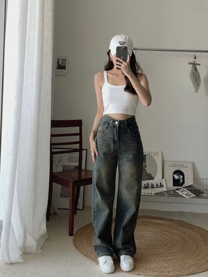 Crop Padded Camisole / 露脐胸垫吊带