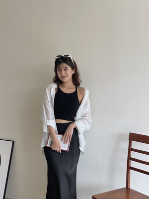 Ootd Sheer Shirt / 肌理感防晒薄衬衫