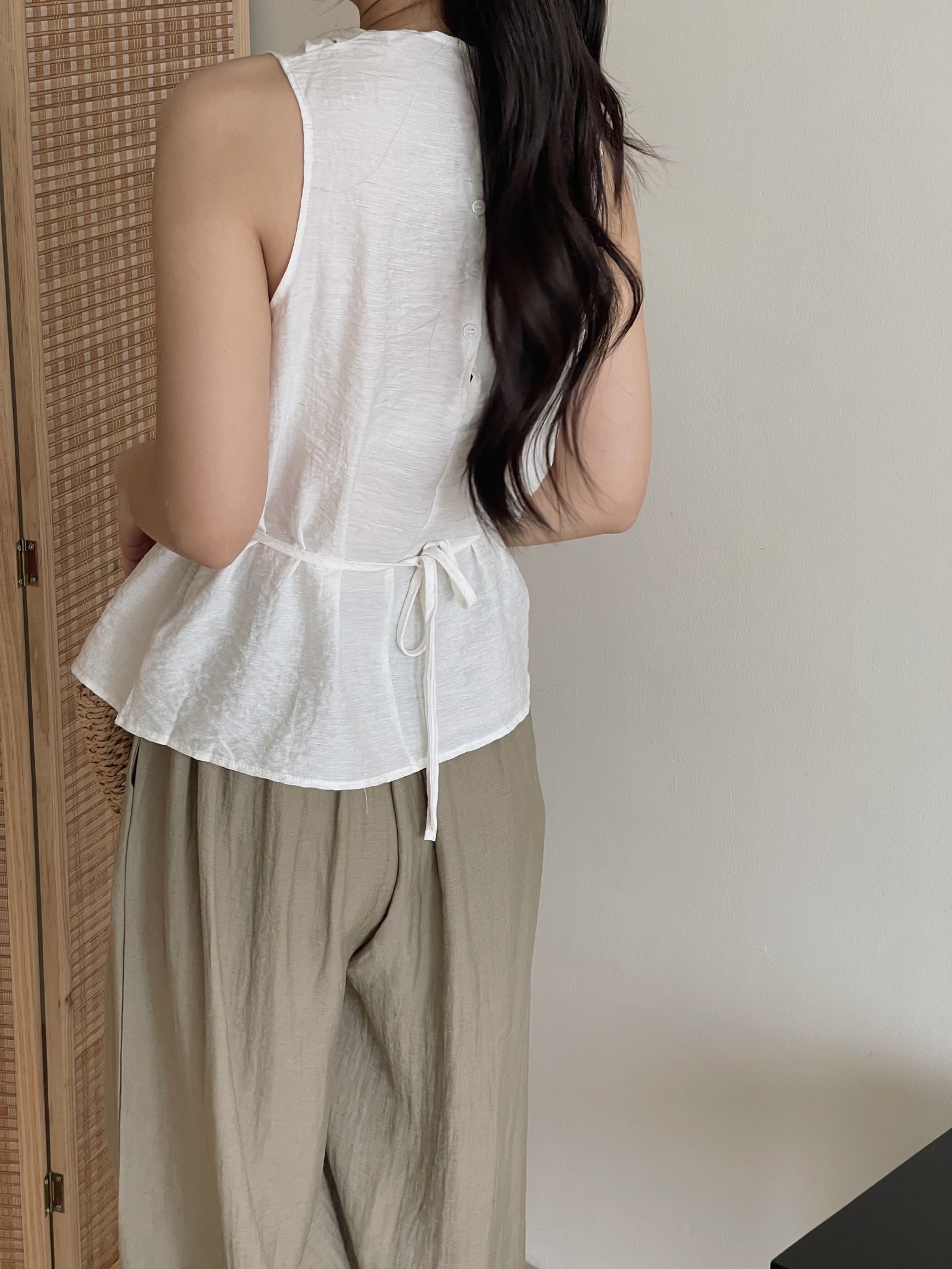 Modern Cowl Neck Top / 通勤荡领韩系小衫