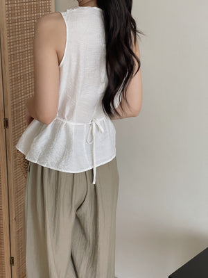 Modern Cowl Neck Top / 通勤荡领韩系小衫