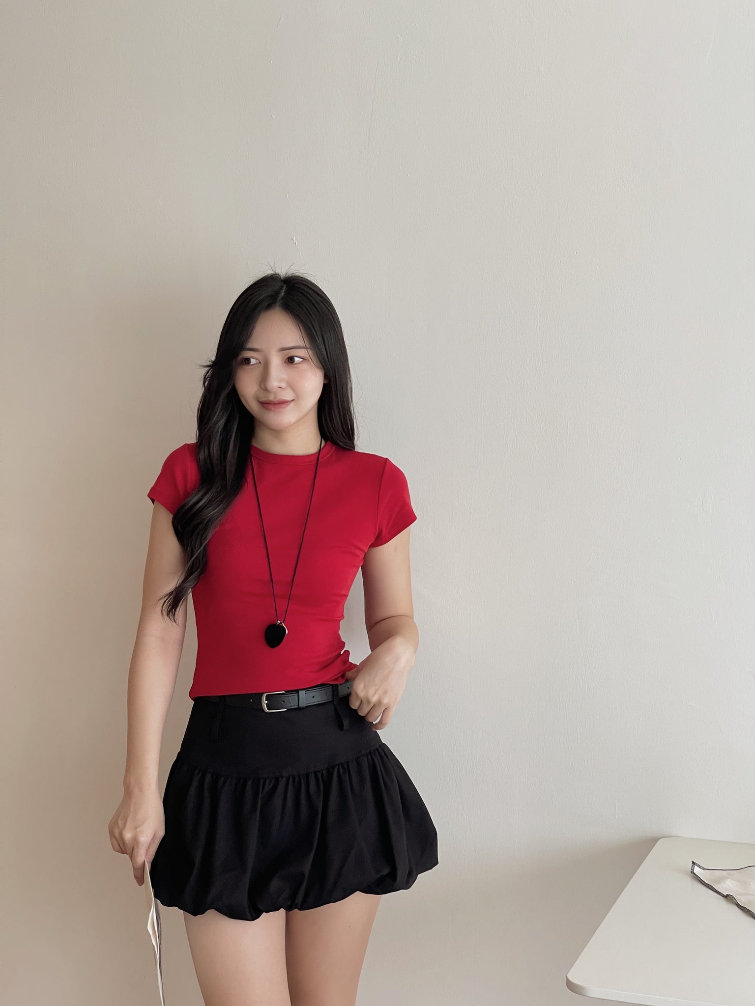 Basic Cotton Tee / 纯色基础棉质修身T恤