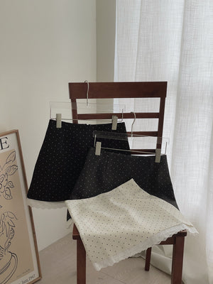 Polka Dots Skirt / 小俏皮波点蕾丝短裙