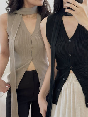 Knitted Slim Top