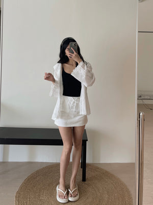 Sports Mini Skirt / 运动风防走光短裙