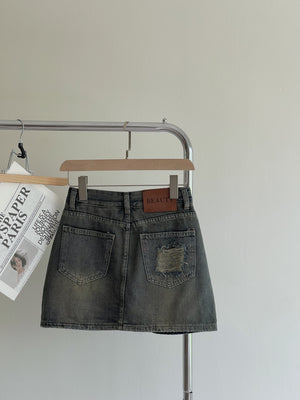 Tyler Vintage Skirt / 丹宁复古短裙
