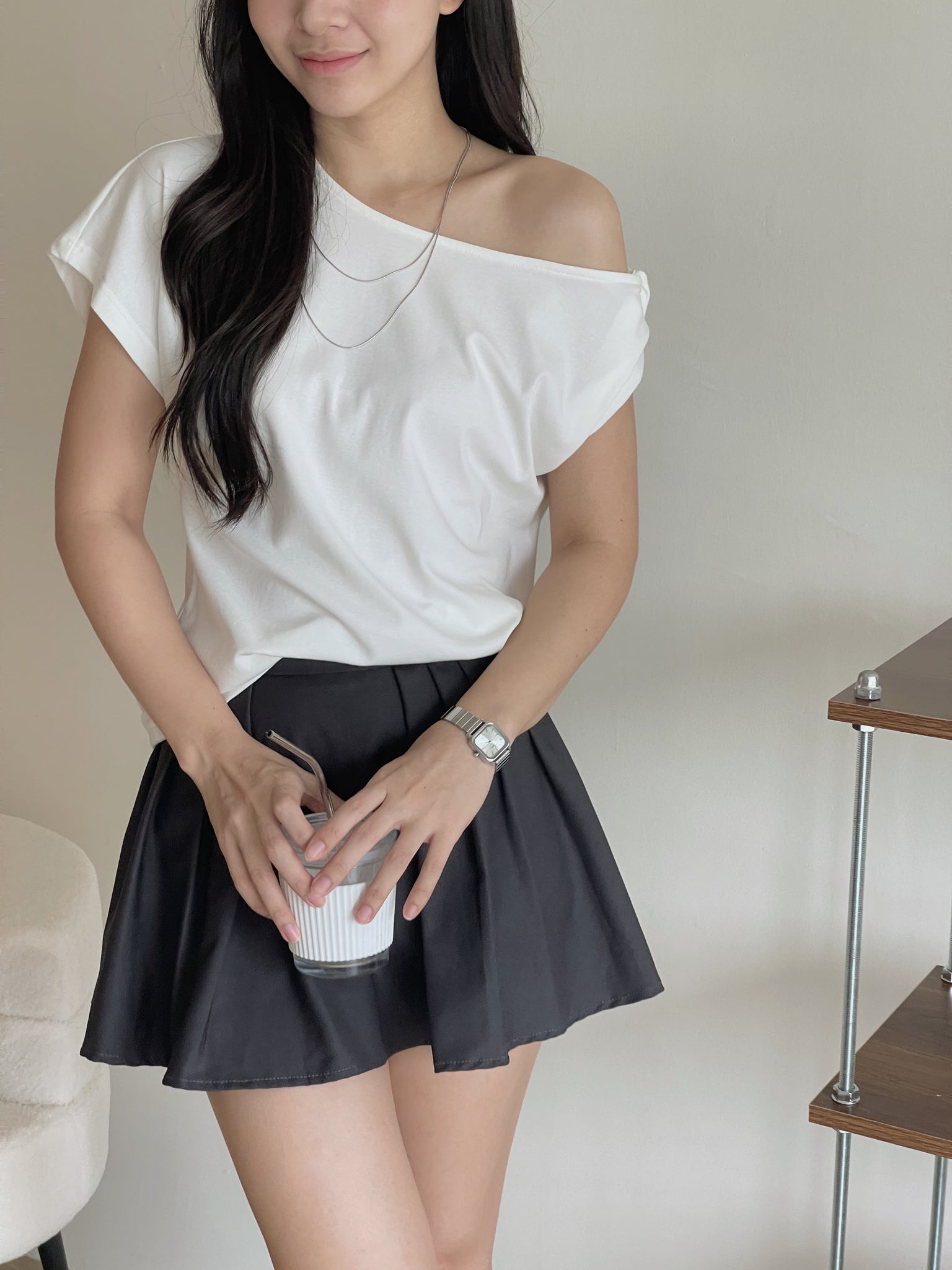 Ellie Sculpted Skirt / 立体蓬蓬打褶短裙