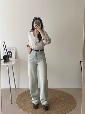 Pattern Striped Shirt / 设计感不规则条纹衬衫