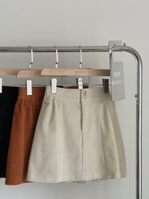 Joelle Suede Skirt / 灯芯绒A字裙子