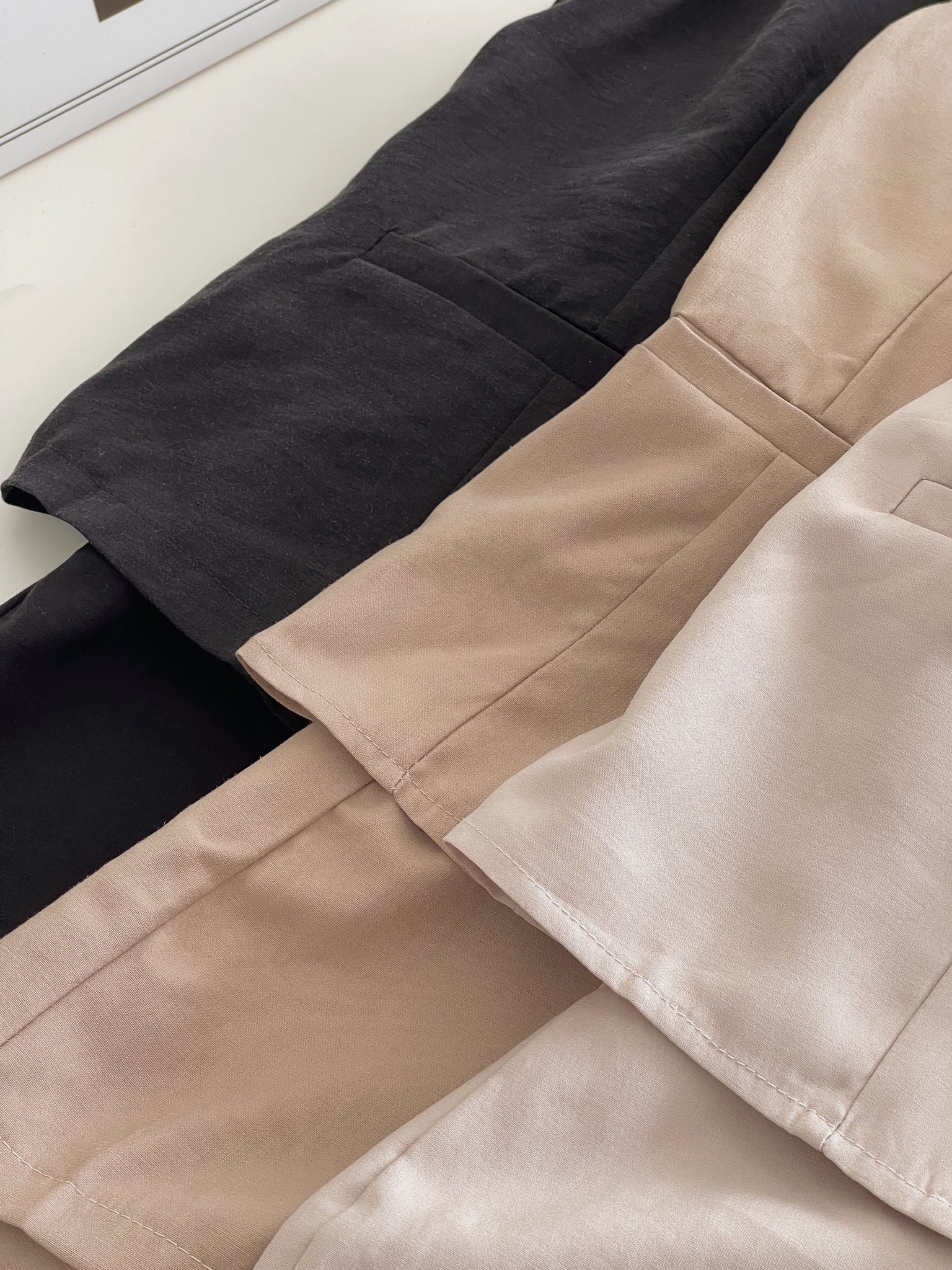 Casual Vest Set / 琥珀排扣休闲套装