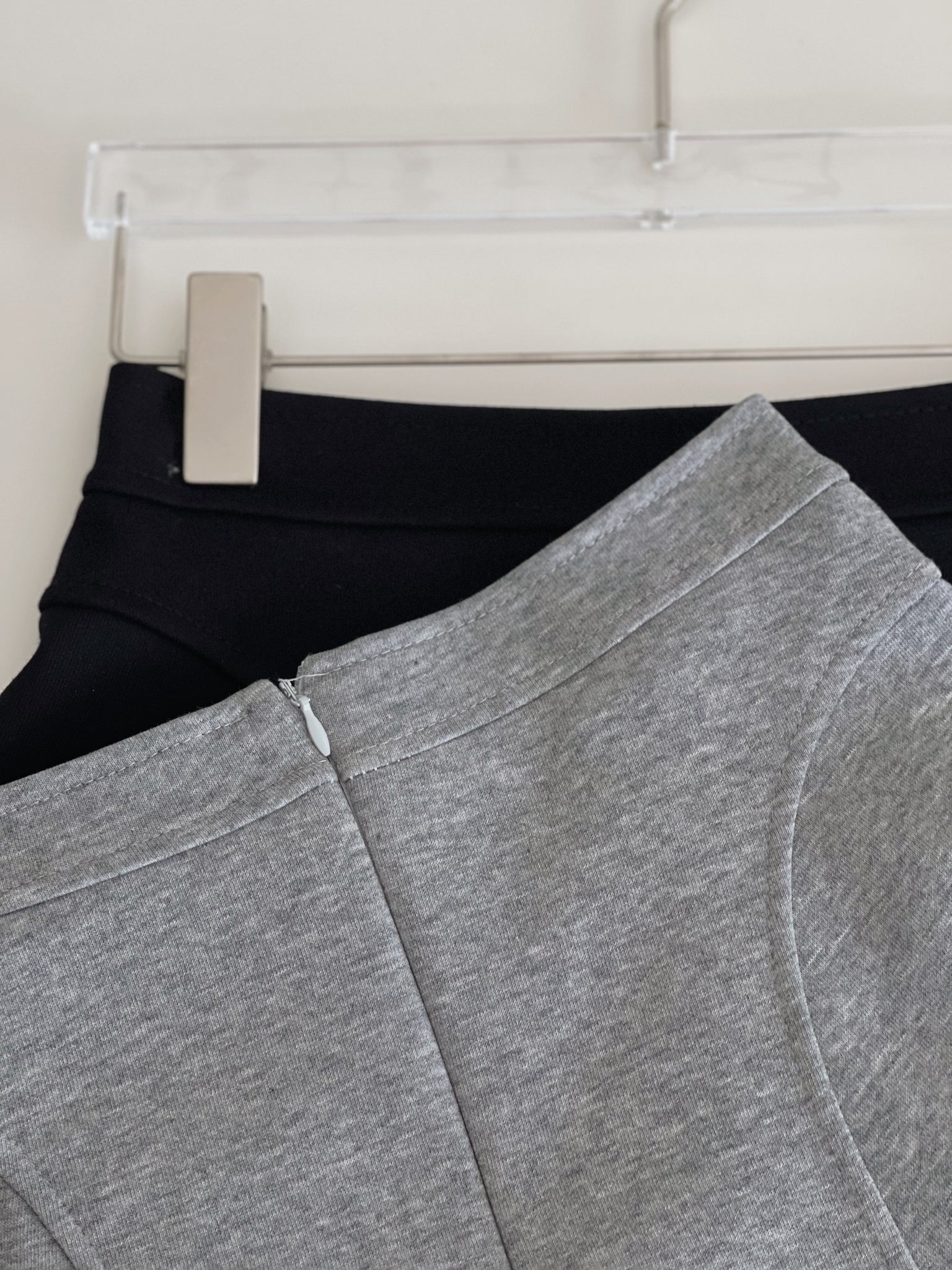 Sporty A-Line Skirt / 卫衣面料短裙