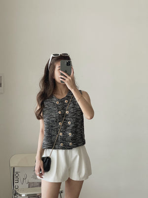 Aurie Bloomer Pants / 粗呢显腿瘦花苞裤