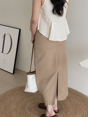 Classy Straight Midi Skirt / 通勤直筒中长裙