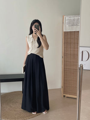 Linen Casual Maxi Pants / 高个子拖地棉麻休闲裤