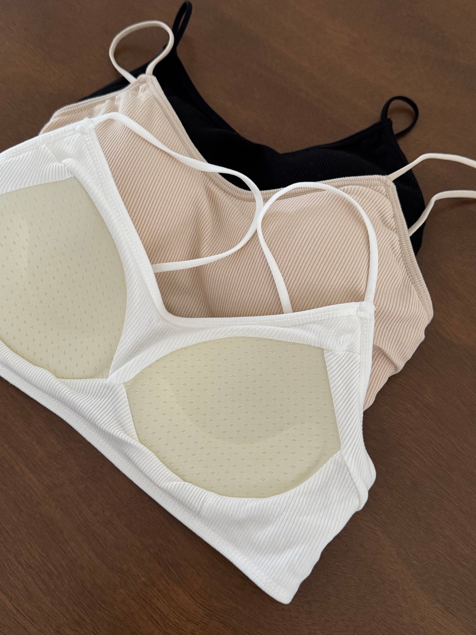 Triple Back Straps Padded / 后背镂空胸垫内搭