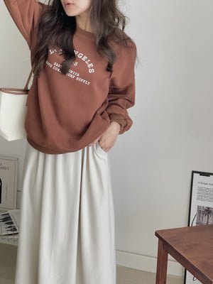 Super Comfy LA Sweater / 超舒适字母宽松卫衣