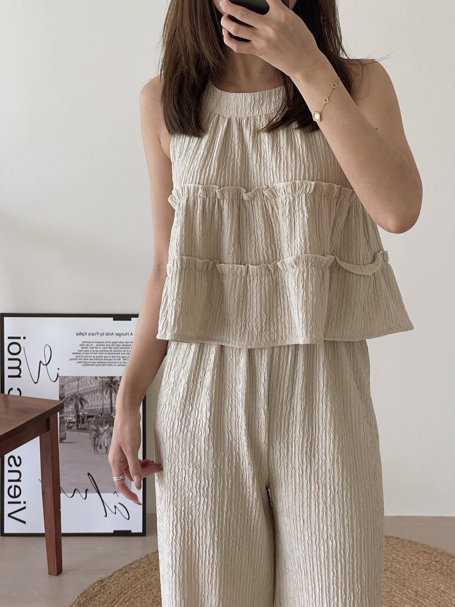 Amy Textured Set / 挂脖肌理感套装