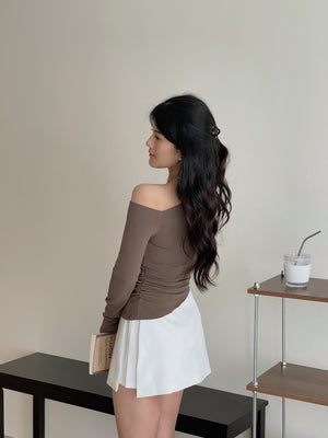 Refined Suit Skort / 简约前后帘西装裤裙