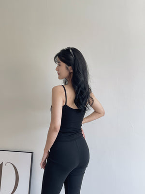 Lacey Edge Padded Singlet / 蕾丝花边胸垫吊带