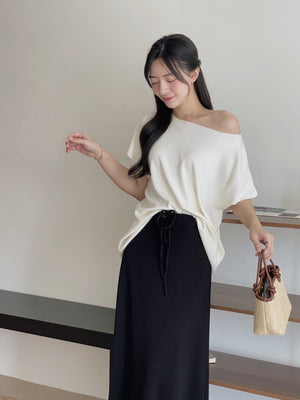 Soft Knit Oversized Top / 软糯超宽松针织T恤