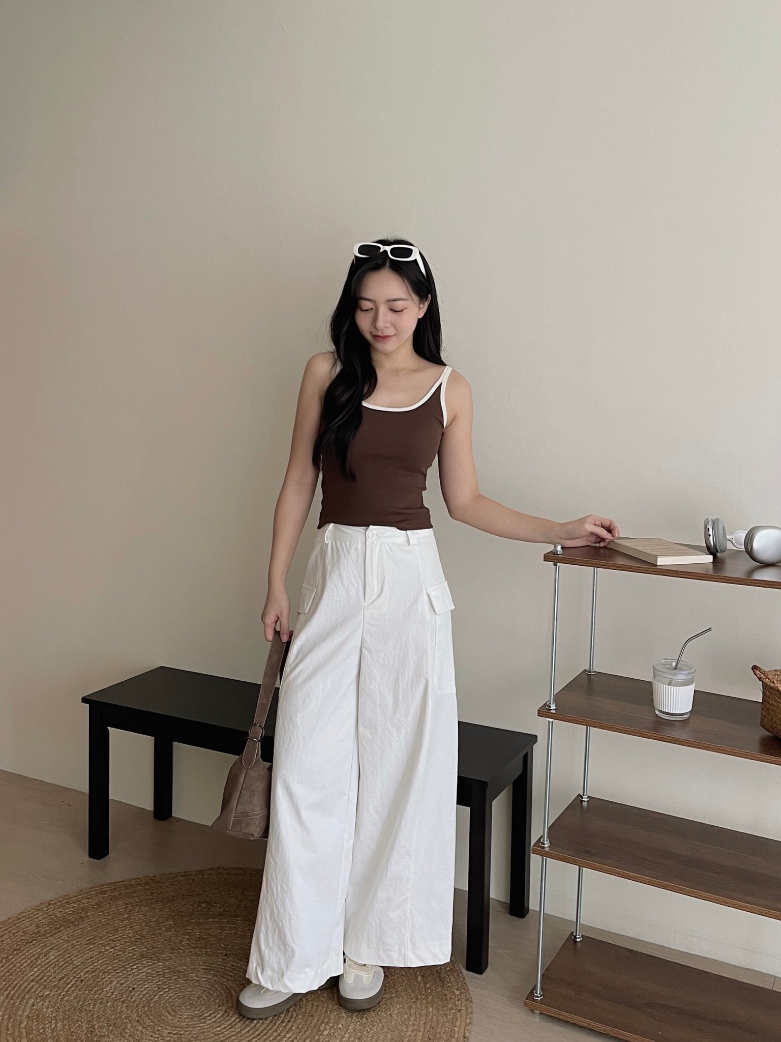 Stylish Baggy Cargo Pants / 帅气个性阔腿长裤